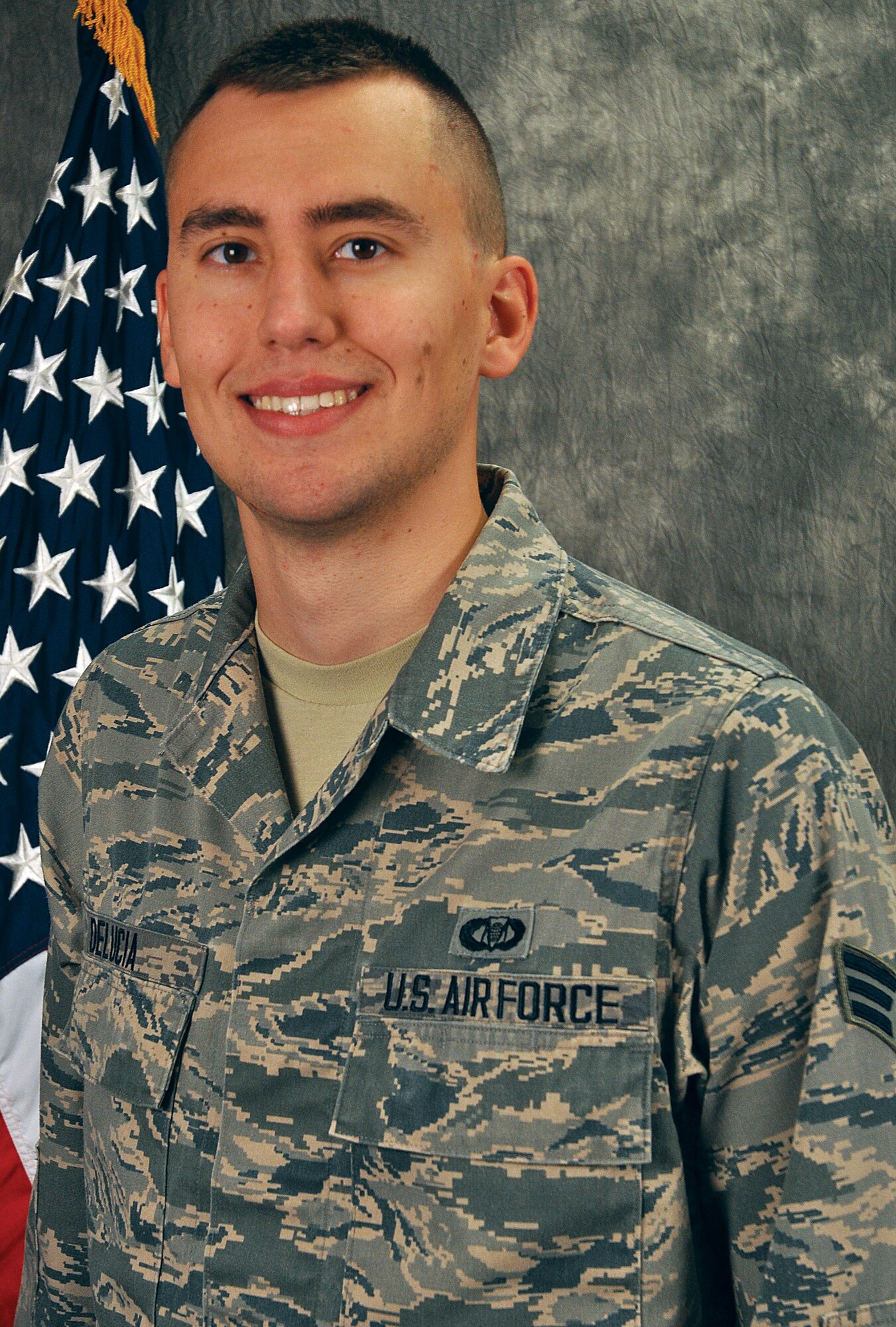 WRIGHT-PATTERSON AIR FORCE BASE, Ohio – Senior Airman John DeLucia, 445th Airlift Wing Command Post controller, is the 445th Airlift Wing Airman of the Quarter, fourth quarter. (U.S. Air Force photo/Tech. Sgt. Patrick O’Reilly)
