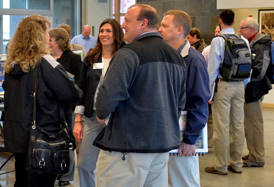 About 100 business owners and representatives attend the U.S. Army Corps of Engineers Walla Walla District "Industry Day", held Oct. 30 at Walla Walla Community College’s Water and Environment Center.