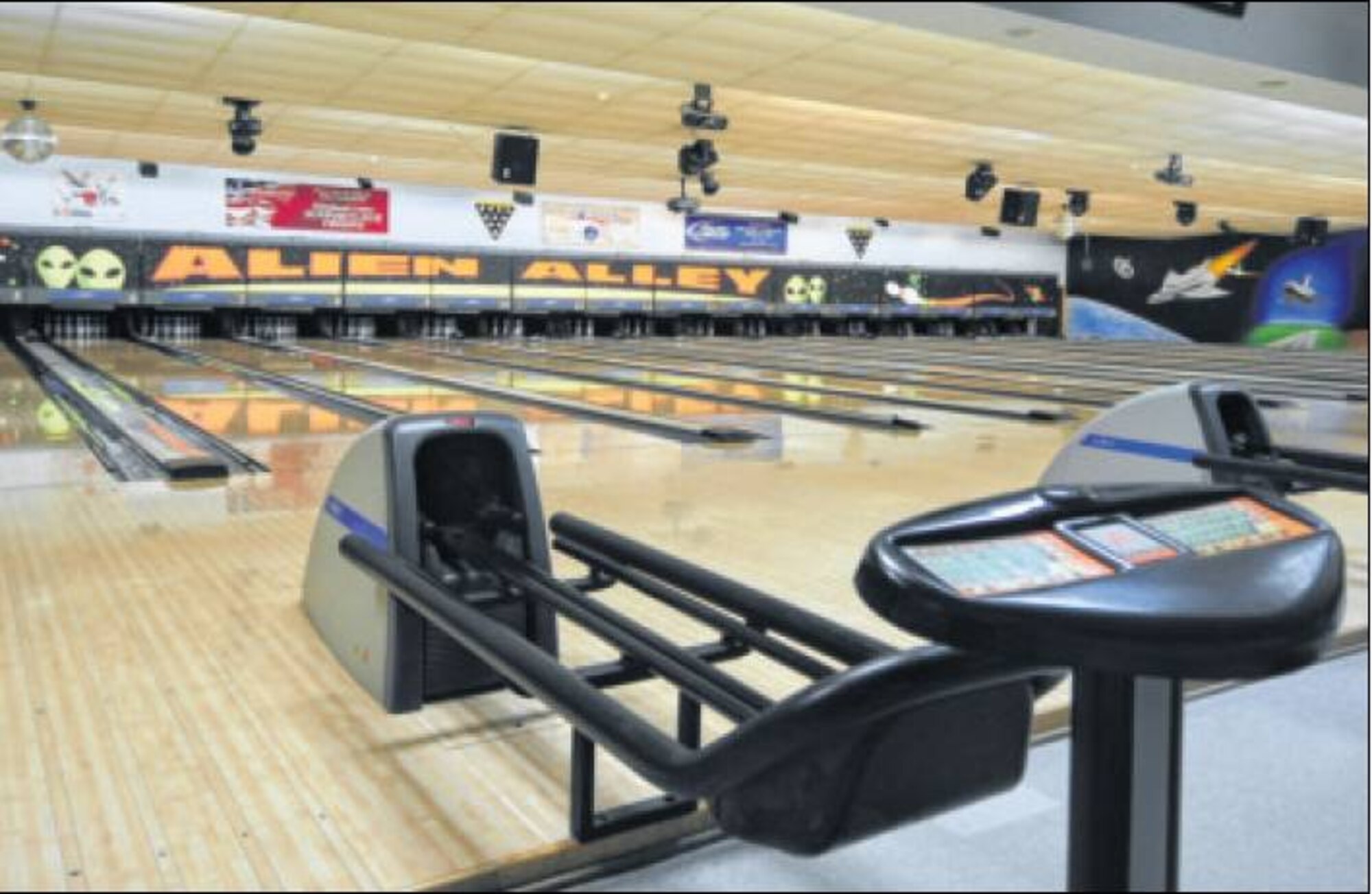 Those interested in bowling will find that Kittyhawk Lanes continues to host regularly scheduled programs, which is featured on the My Air Force Life website or app. (Skywrighter photo by James Tyler)
