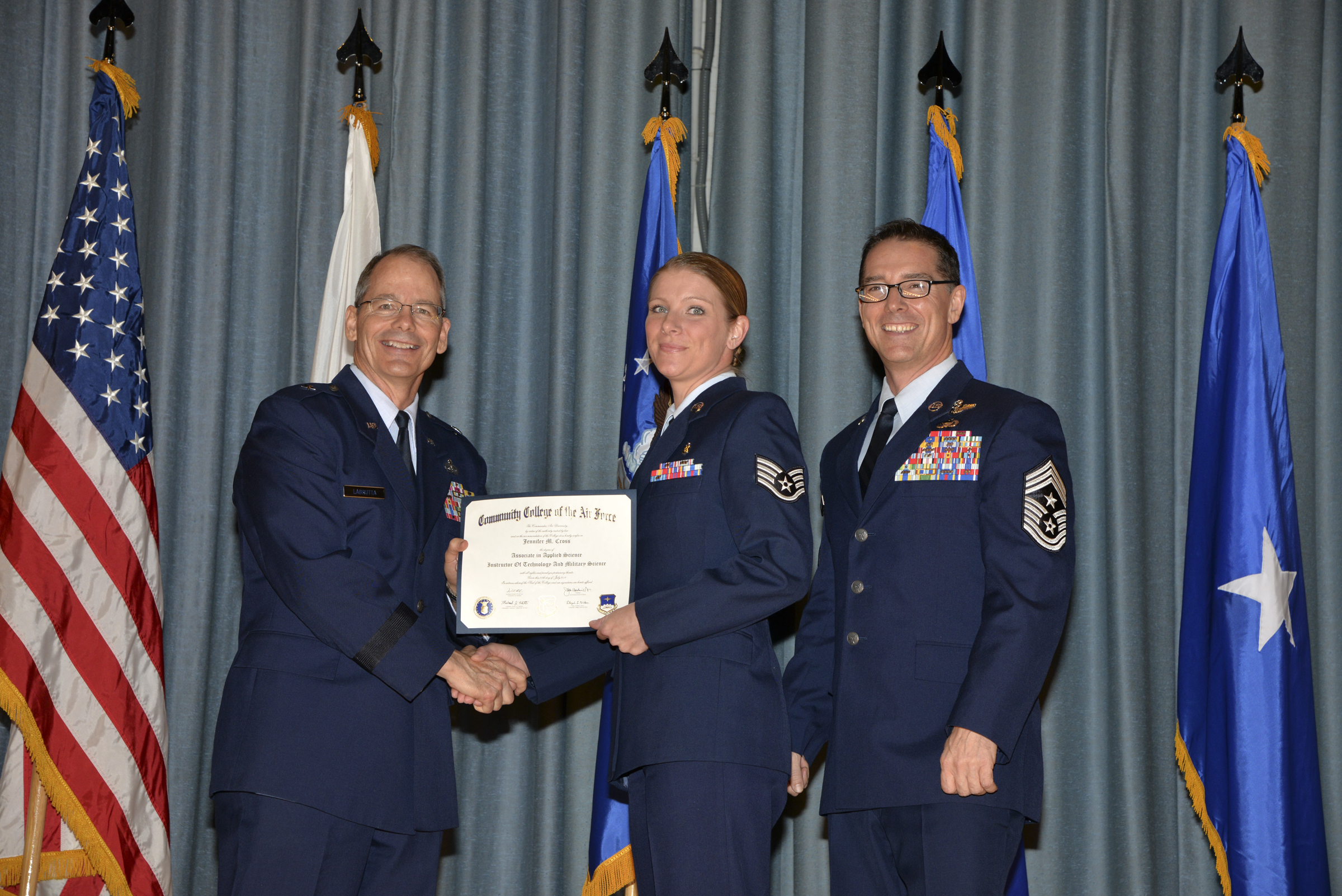 ccaf instructor of technology and military science