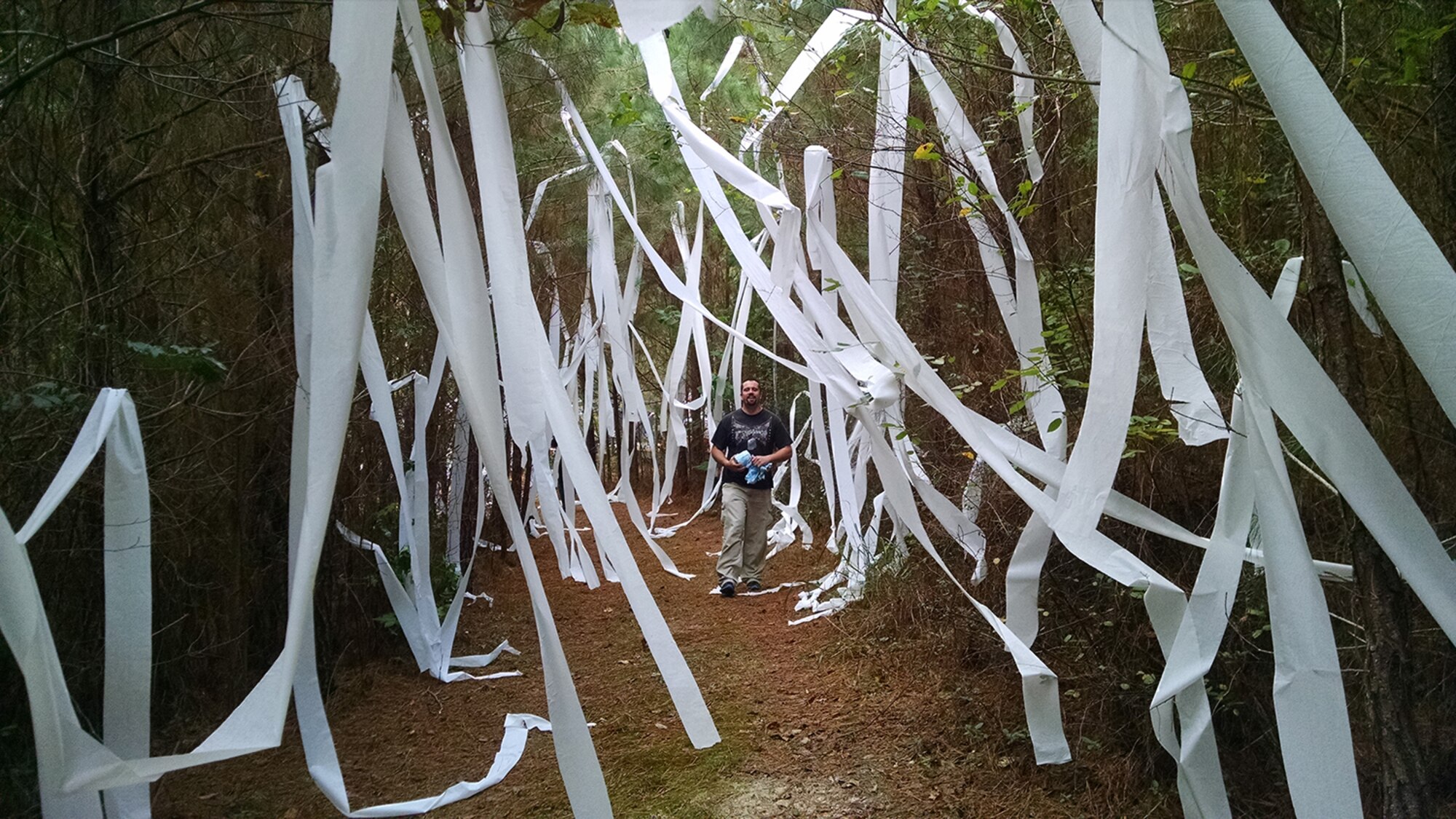 The haunted trail at the Arnold Services Office Fright Fest on Oct. 18. (Photo provided)