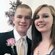 Senior Airman Ashley Reid, 386th Expeditionary Civil Engineer Squadron, and her husband Kevin, attend a wedding ceremony as guests. The Reids got married in a double proxy ceremony Oct. 28 because Kevin received orders to Spangdahlem Air Base, Germany. (Courtesy Photo)