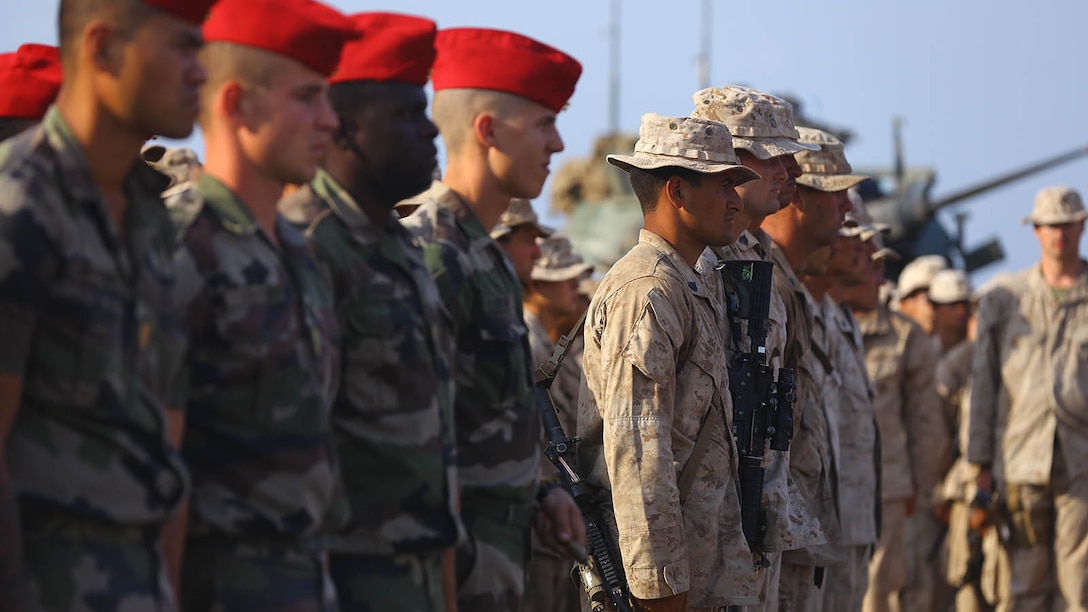 11th MEU Djibouti Sustainment Training: 239th USMC Birthday