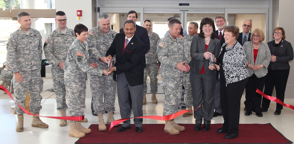 Hundreds gathered for the ribbon-cutting ceremony held Nov. 7 in the atrium of the newly-constructed Martin Army Community Hospital at Fort Benning, Georgia. 
The ceremony culminated the U.S. Army Corps of Engineers’ $390-million construction project and signified Fort Benning’s commitment to provide quality healthcare to its wide-spread community of soldiers, families and local veterans.
