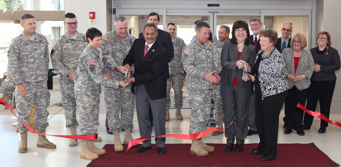 Hundreds gathered for the ribbon-cutting ceremony held Nov. 7 in the atrium of the newly-constructed Martin Army Community Hospital at Fort Benning, Georgia. 
The ceremony culminated the U.S. Army Corps of Engineers’ $390-million construction project and signified Fort Benning’s commitment to provide quality healthcare to its wide-spread community of soldiers, families and local veterans.
