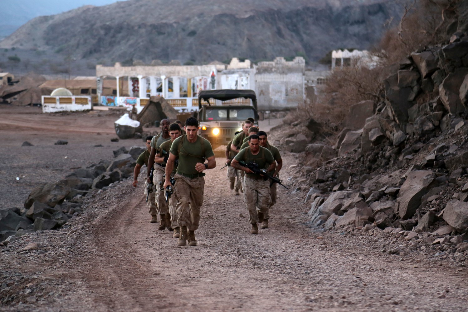11th MEU Djibouti Sustainment Training Marines Test Endurance