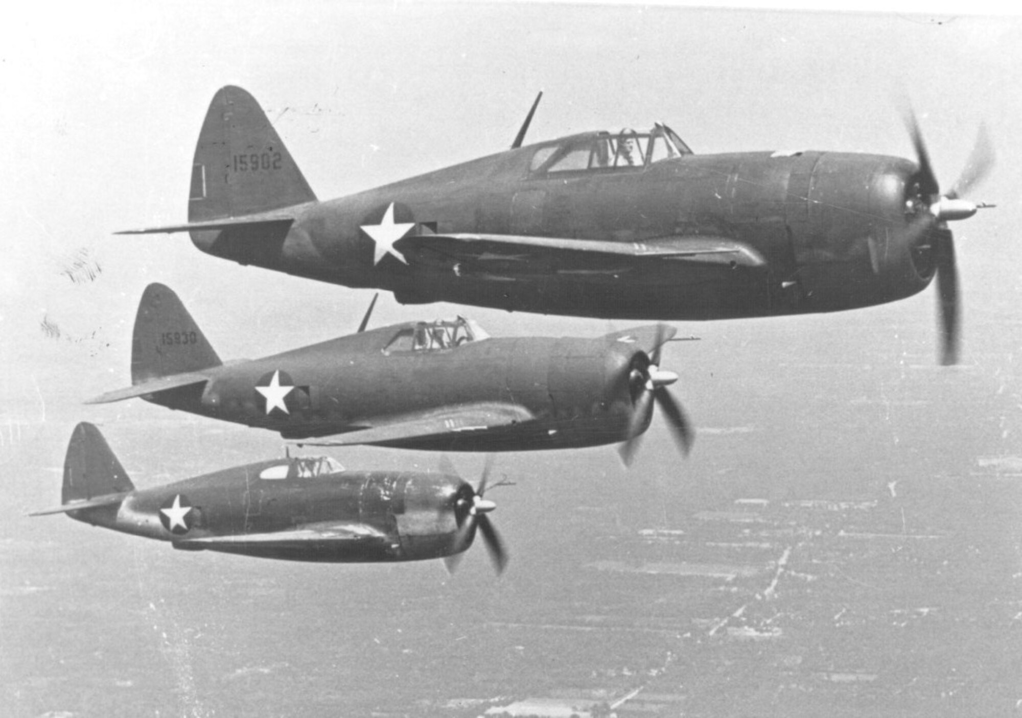Since the 355th Fighter Wing activated 72 years ago, it has been assigned at many locations around the world. By the end of WWII, the 355th Fighter Group logged more than 17,000 flights in P-47 Thunderbolt and P-51 Mustang aircraft and destroyed 862.5 enemy aircraft. The unit was inactivated November 20, 1946. The 355th FG reactivated at McGhee-Tyson Airport, Tennessee, August 18, 1955, operating the F-86D Sabre Jet under the Air Defense Command. (Courtesy Photo)