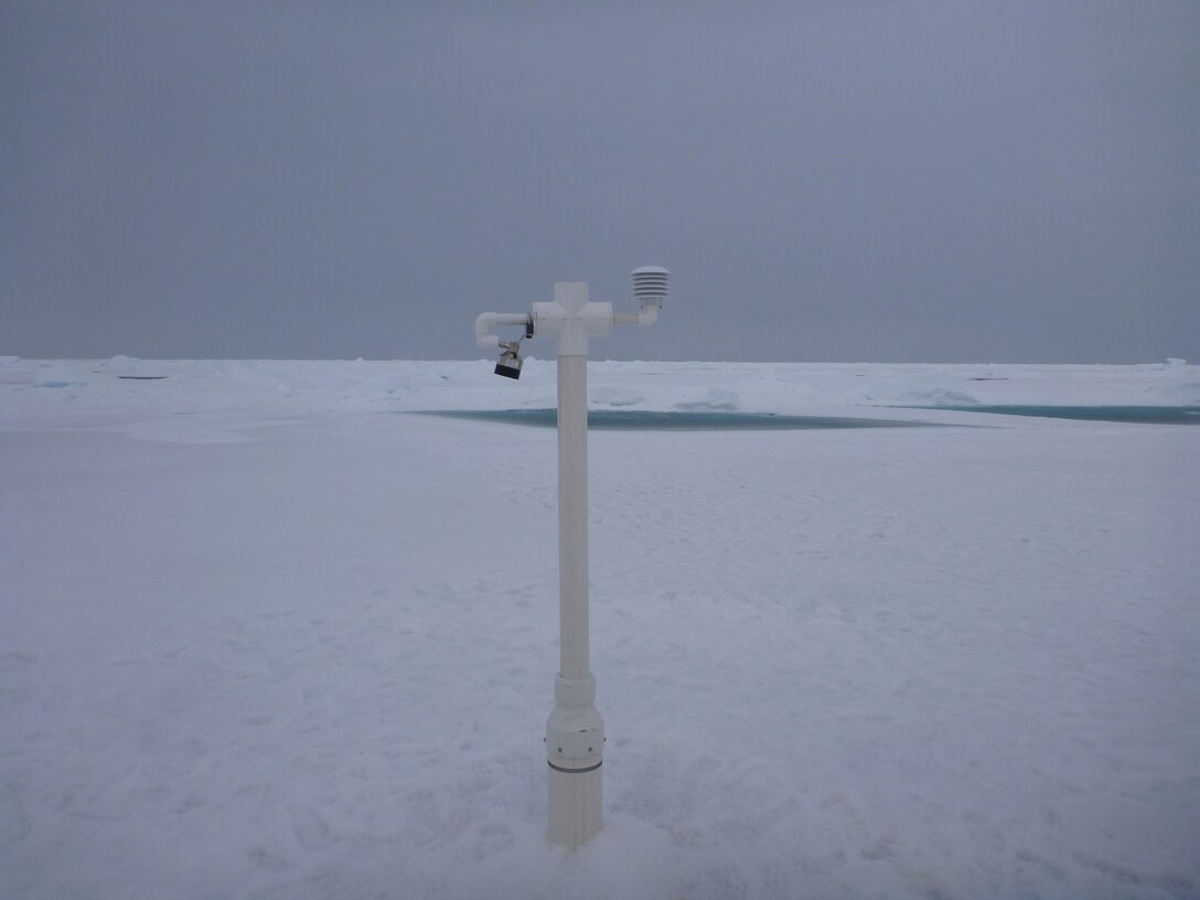 The ice mass balance is the great thermodynamic integrator. If there is net warming over time, then there will be thinning of the ice.  To study this, ERDC-CRREL developed the seasonal version of the Ice Mass Balance Buoy (SIMB) in response to the recent dramatic shift to a younger, thinner ice cover.