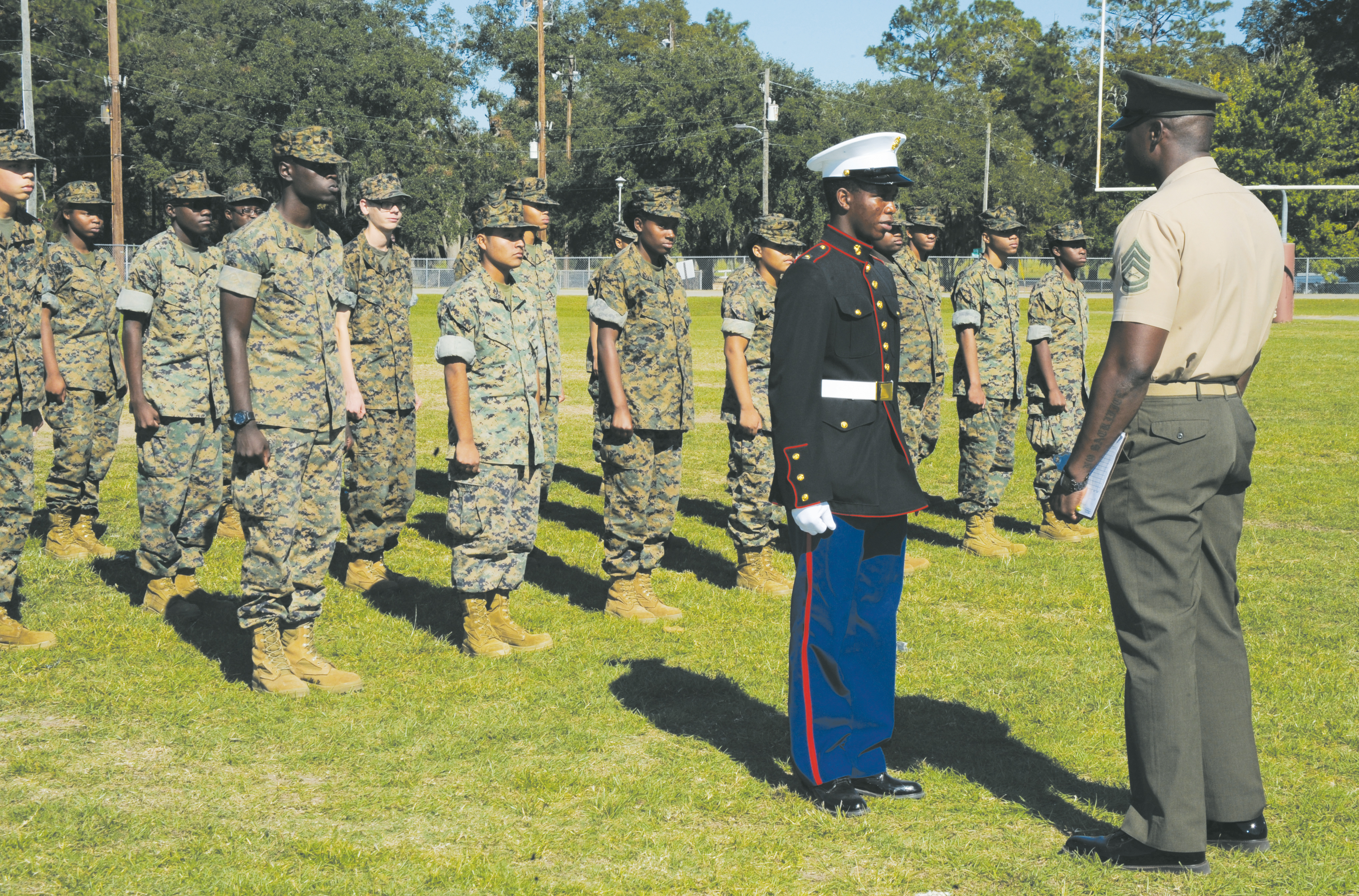 Marines conduct annual inspections