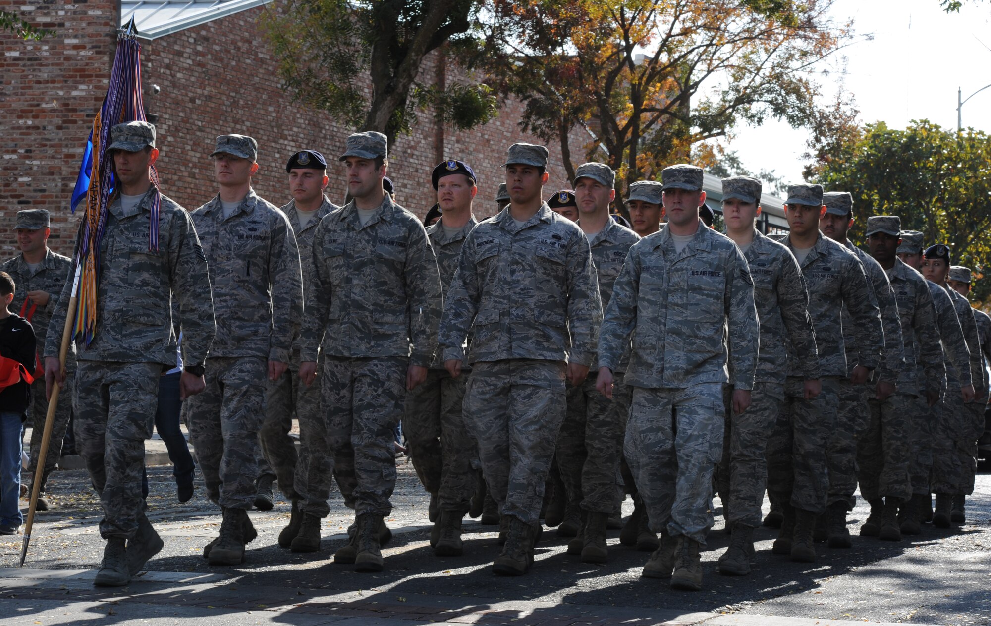 The customary observance of veterans day in november as a link