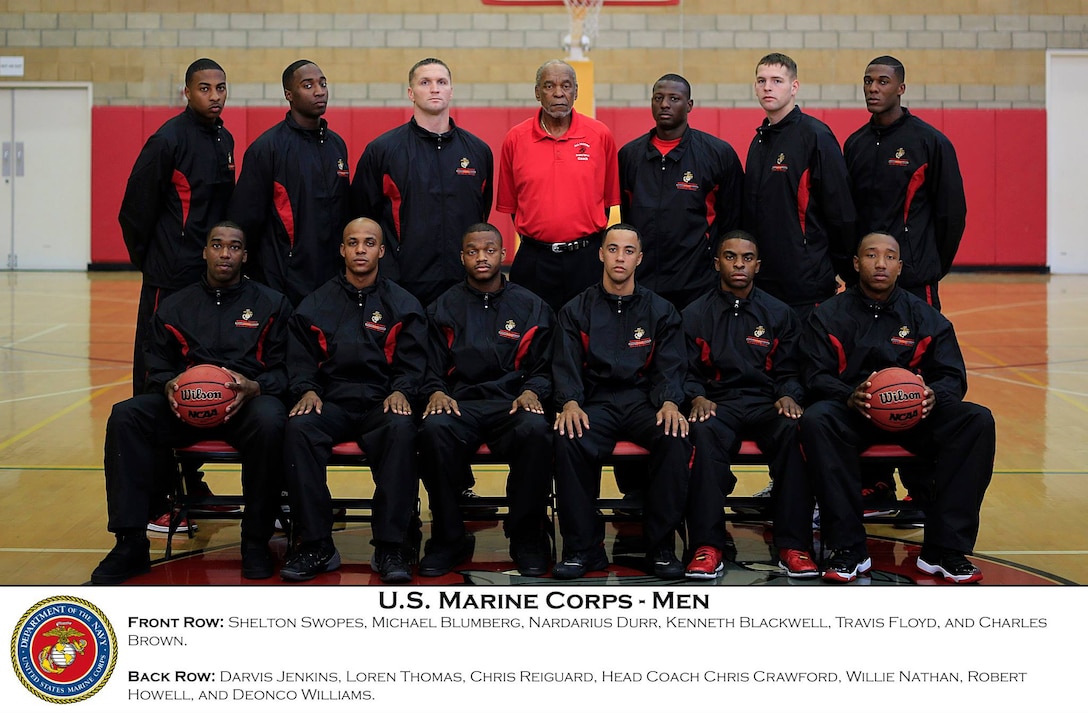 US All Marine Corps Men's Basketball Team