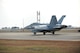 A U.S. Navy EA-18G Growler lands during Max Thunder 15-1 at Kunsan Air Base, Republic of Korea, Nov. 17, 2014. U.S. Air Force, Army, Marine Corps and Navy personnel and aircraft are training alongside ROK air forces in the semi-annual, bilateral training event, which is the largest flying exercise held on the Korean Peninsula. (U.S. Air Force photo by Senior Airman Divine Cox/Released)