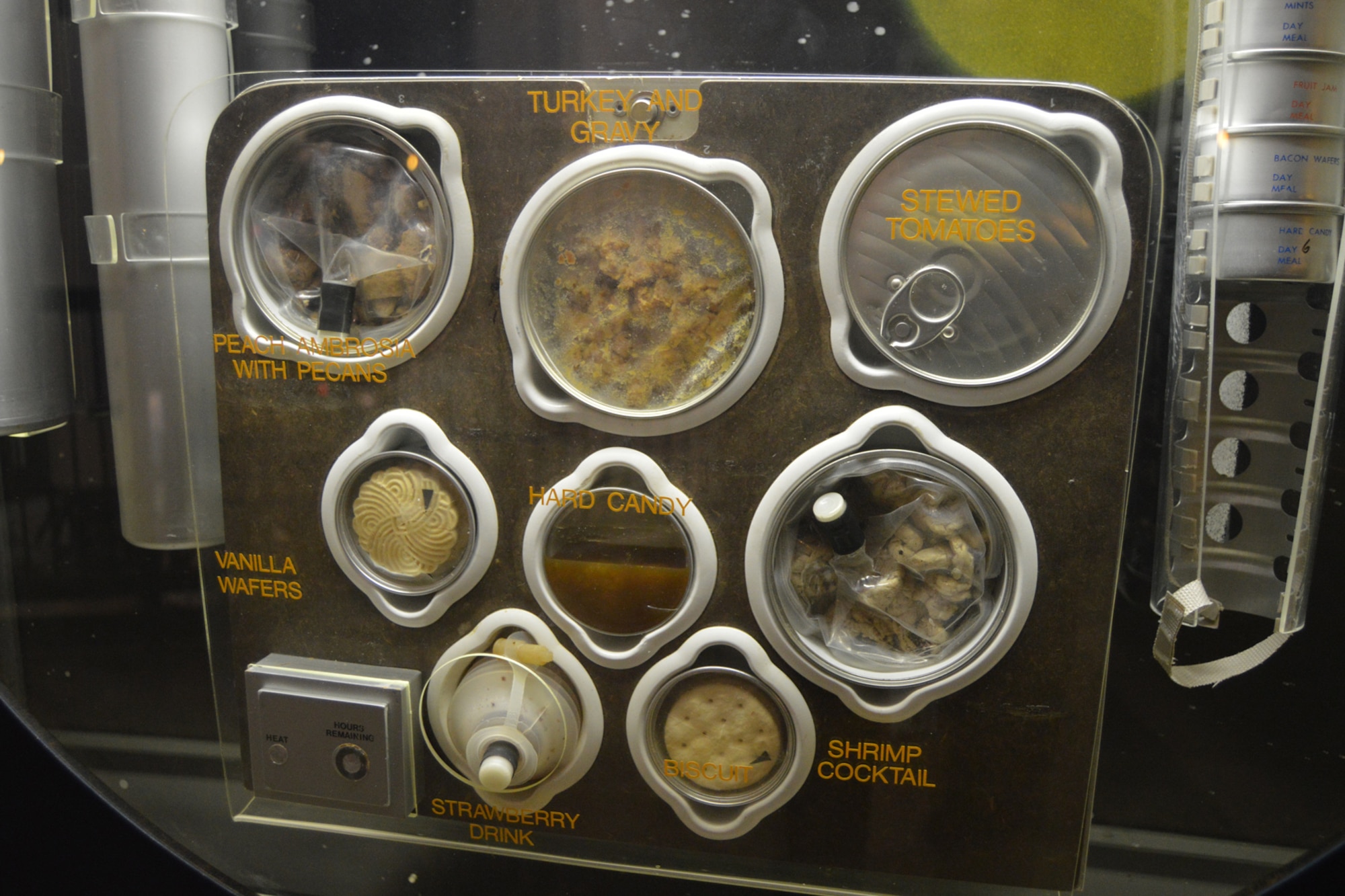 DAYTON, Ohio -- Space Foods exhibit in the Missile and Space Gallery at the National Museum of the United States Air Force. (U.S. Air Force photo)
