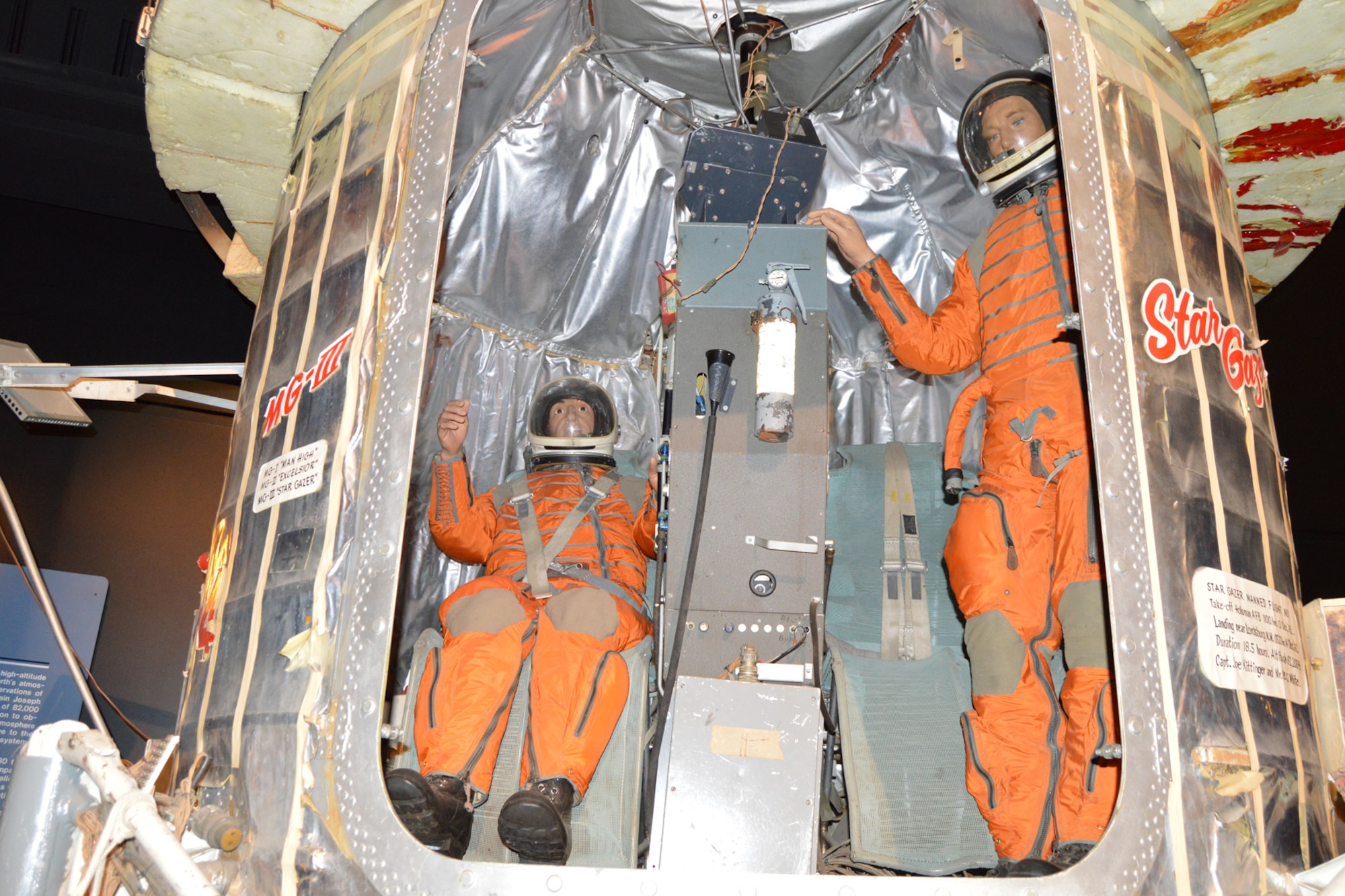 DAYTON, Ohio -- Stargazer Gondola on display in the Missile and Space Gallery at the National Museum of the United States Air Force. (U.S. Air Force photo)
