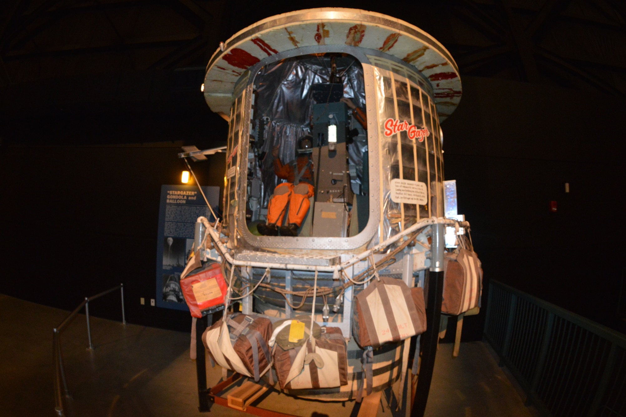 DAYTON, Ohio -- Stargazer Gondola on display in the Missile and Space Gallery at the National Museum of the United States Air Force. (U.S. Air Force photo)
