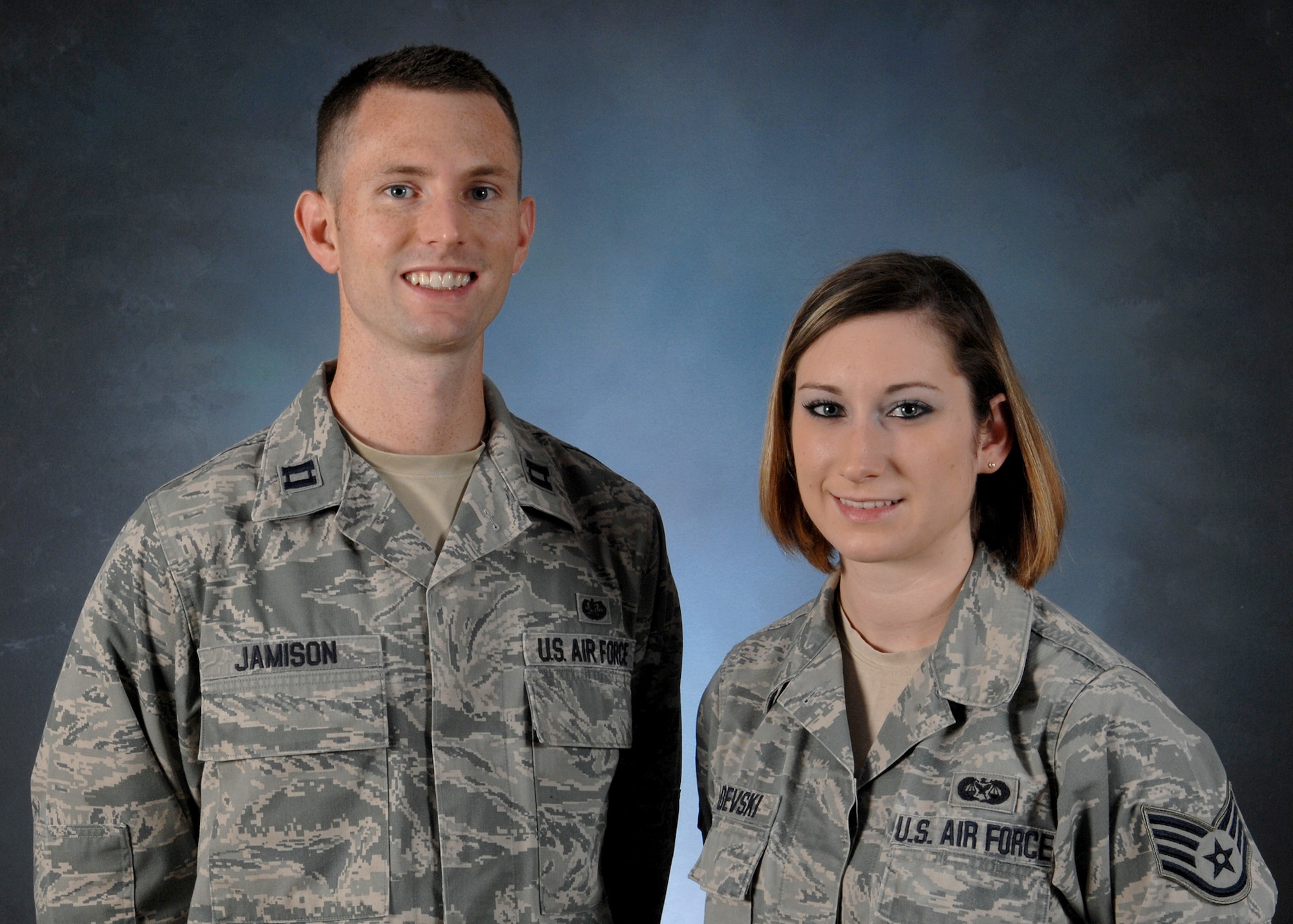 Capt. John Jamison, Air Force Legal Operations Agency area defense counsel and Staff Sgt. Callie Radevski, AFLOA paralegal, make up Incirlik’s Area Defense Counsel Office. The ADC provides legal counsel during almost all adverse actions ranging from courts-martial to letters of counseling. (U.S. Air Force photo by Staff Sgt. Caleb Pierce/Released) 