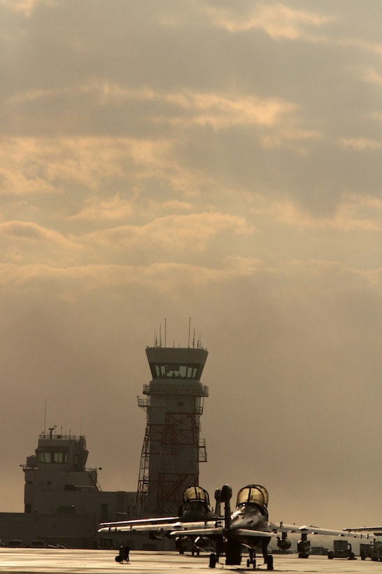 Morning on MCAS Cherry Point flightline