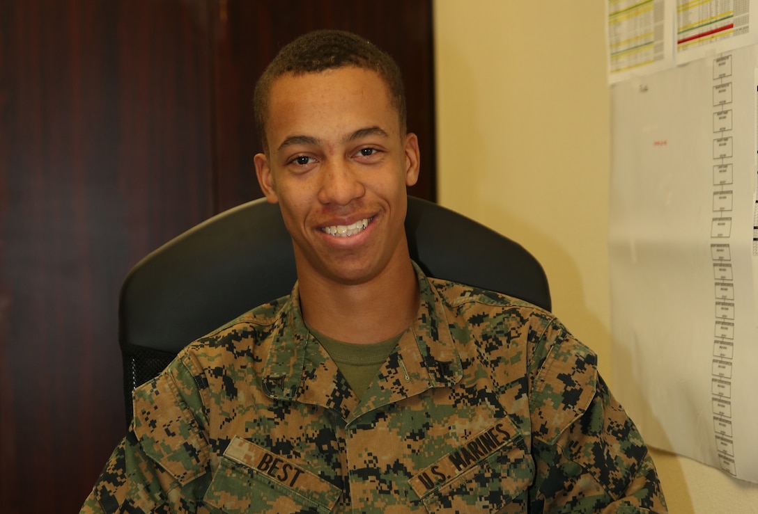 Best is passionate about photography and cars. His favorite cars are imports because he enjoys their uniquely customized projects. (Official Marine Corps photo by Lance Cpl. Olivia Day/Released)