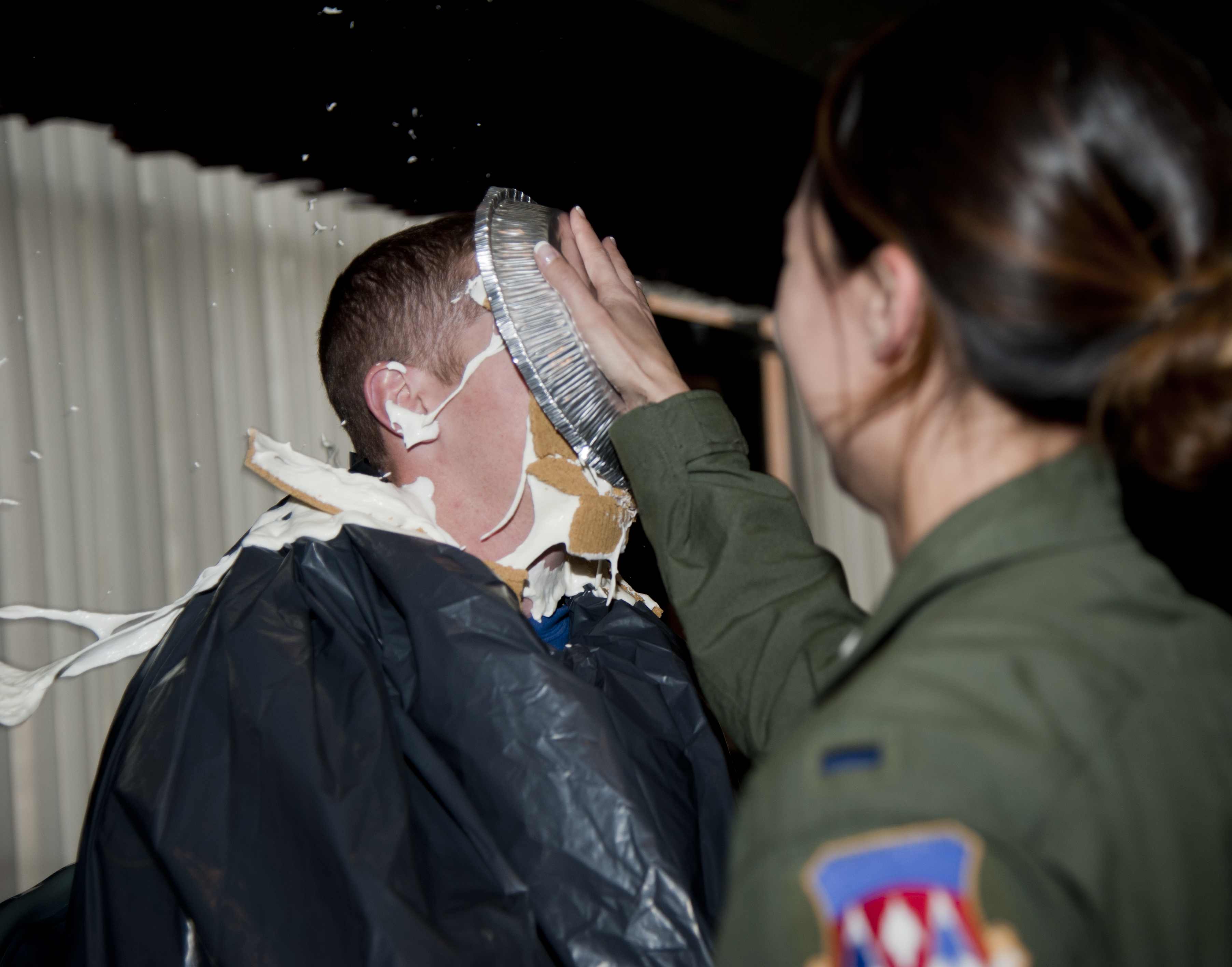 Pie in the face raises 450 for CFC > Vance Air Force Base > Article