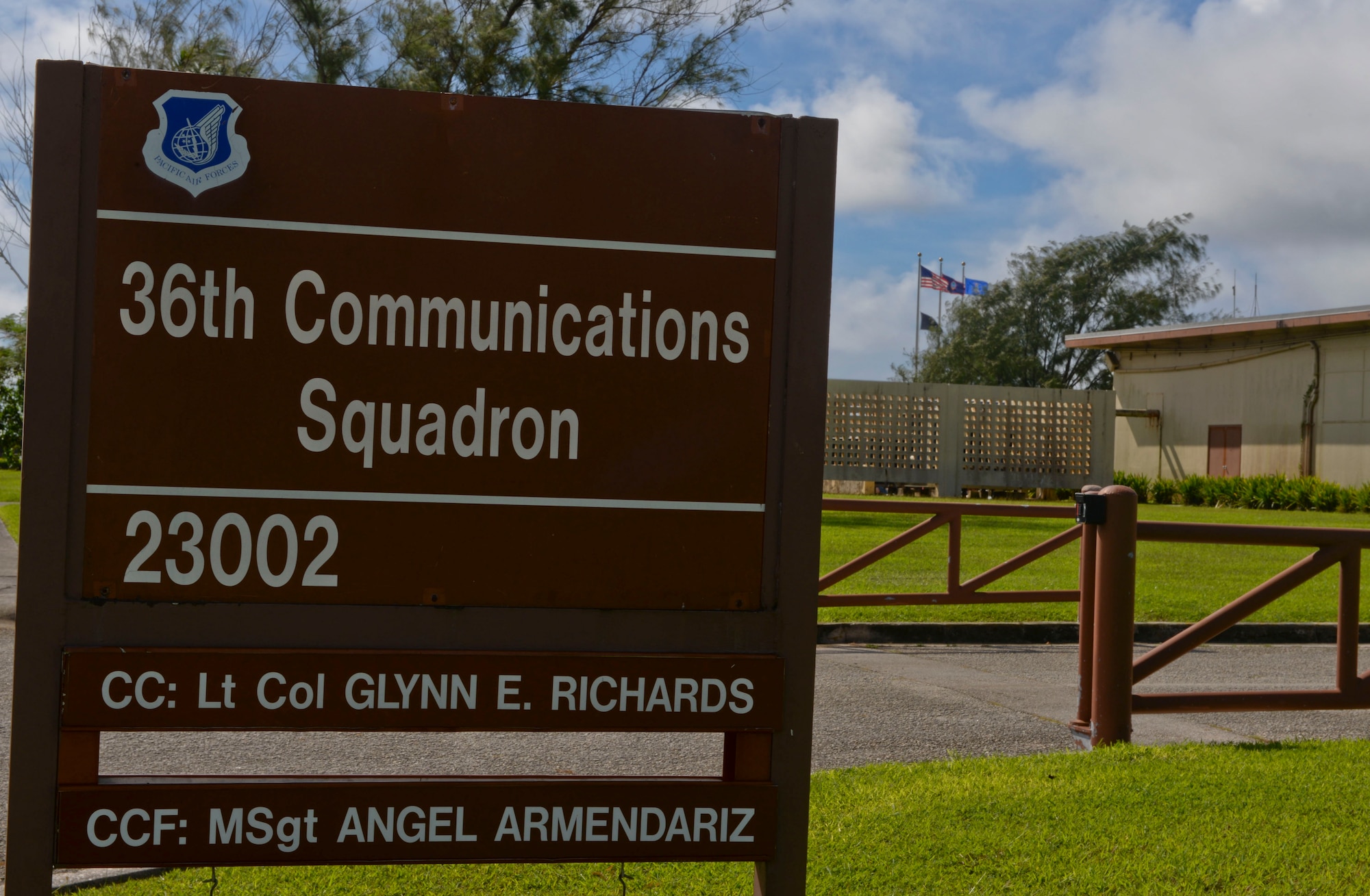 The 36th Communications Squadron won the Air Force Information Dominance Small Unit Award for best communication squadron at the major command level for 2014. (U.S. Air Force photo by Staff Sgt. Robert Hicks/Released)  