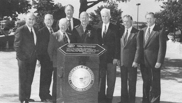 In this #tbt, we highlight Director of National Intelligence James Clapper, who served as DIA’s 11th director from November 1991 to August 1995. Here, then-Air Force Lt. Gen. Clapper, center, welcomed back former directors to the agency, something DIA continues to do today through its annual DIA Day.