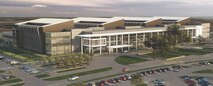 Construction continues on the 59th Medical Wing’s new Wilford Hall Ambulatory Surgical Center, the largest outpatient ambulatory care center in the Department of Defense. The new state-of-the-art treatment center replaces the existing medical center, which opened in 1957. (U.S. Air Force graphic)
