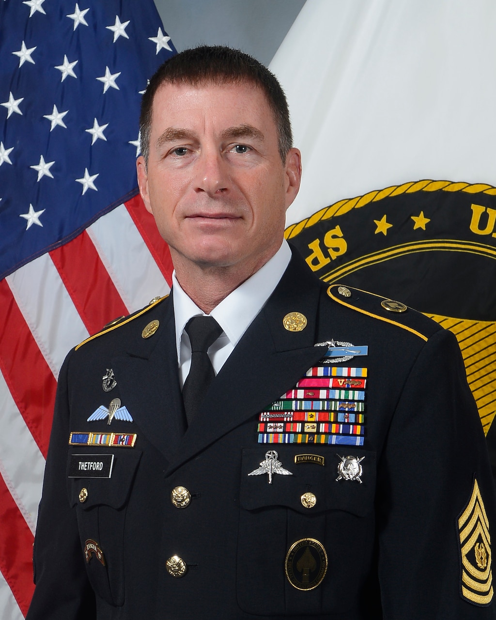 Command Sergeant Major William F. Thetford > U.S. Department of Defense