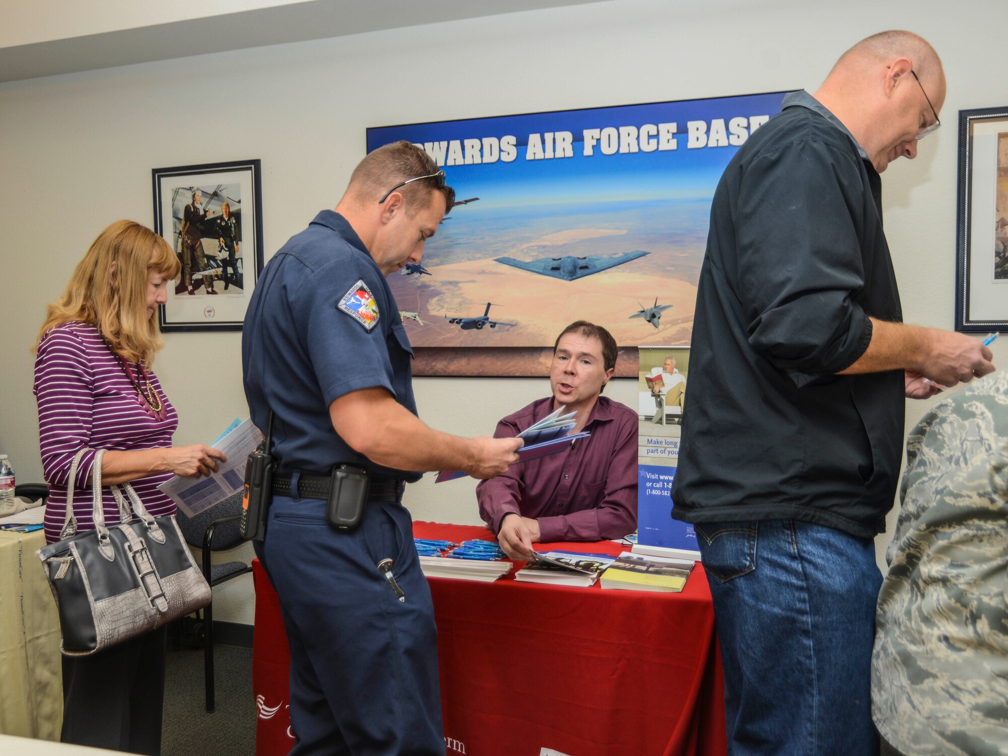 There are approximately 24 national plans to choose from such as Mailhandlers, GEHA, Blue Cross or plans with state-specific coverage Kaiser, Anthem Blue Cross and Health Net. Individual dental and visions plans are also available during open season, which runs until Dec. 9. (U.S. Air Force photo by Rebecca Amber)
