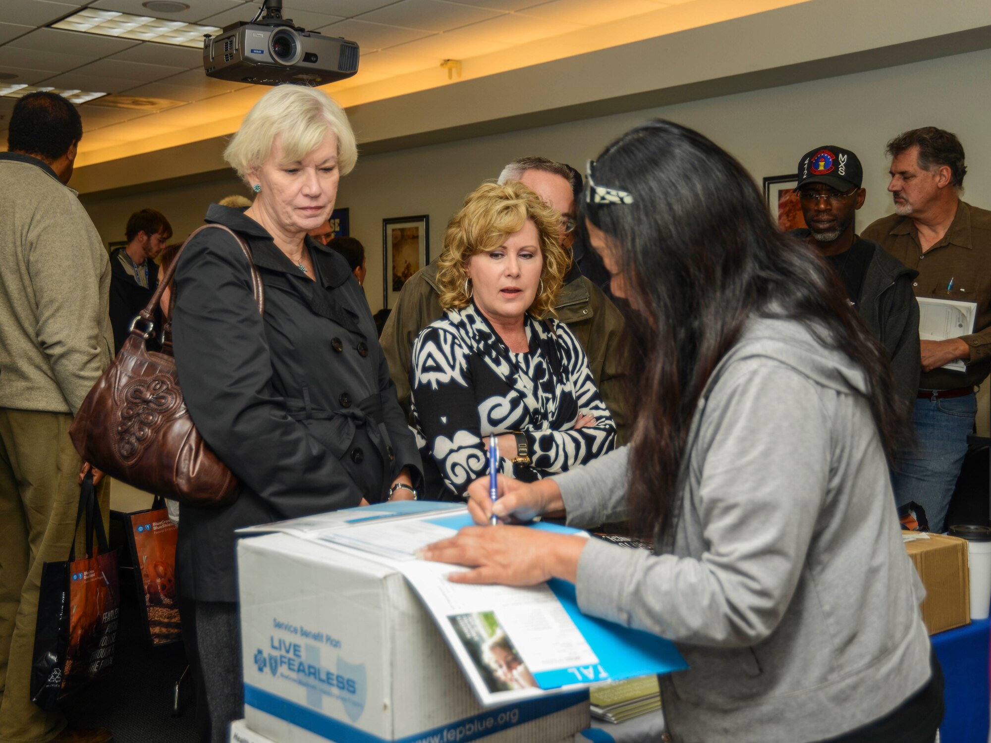 More than 300 NASA and Edwards AFB employees attended the annual Federal Employee Health Fair Nov. 20 in Bldg. 3000. (U.S. Air Force photo by Rebecca Amber)