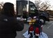 Attendees of the 2014 U.S. Capitol Christmas Tree arrival take a photo with Santa Clause on Joint Base Andrews, Md., Nov. 20, 2014. The tree made its final stop at JBA in its 2,000 mile road trip before it will be displayed and lit at the U.S. Capitol Building’s west lawn on Dec. 2. (U.S. Air Force photo/ Senior Airman Nesha Humes)