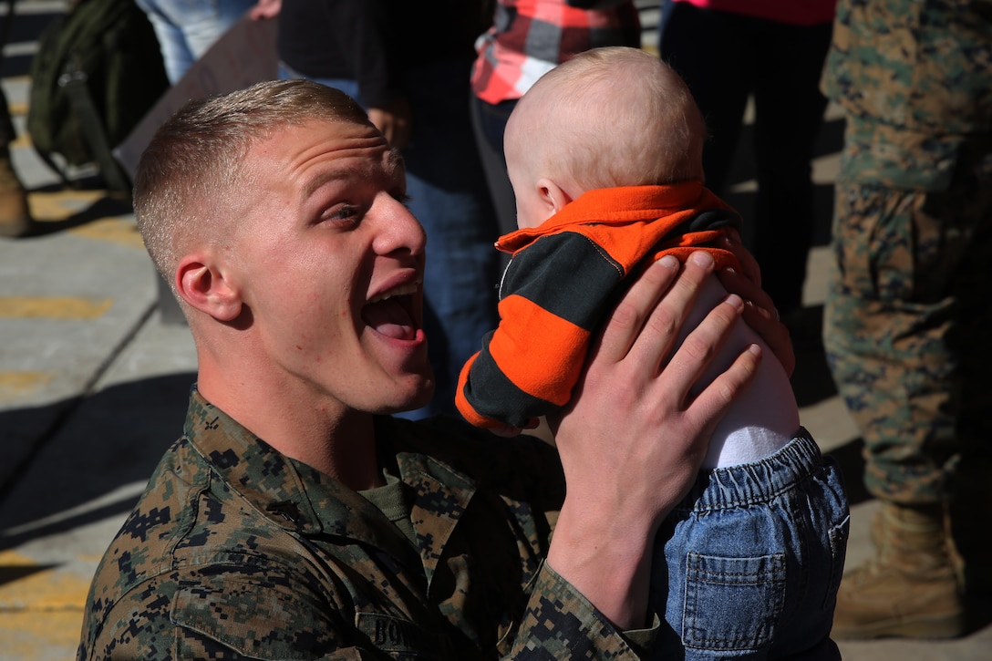 VMA-542, MALS-14 Marines, Sailor return from 31st MEU
