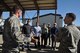 Briefers explain Beale Air Force Base’s various aircraft missions during a base tour for local civic leaders, Nov. 7, Beale Air Force Base, Calif.  Aircraft flown at the base include the U-2 Dragon Lady, RQ-4 Global Hawk, MC-12W, and the T-38 Talon. (U.S. Air Force photo by Tech. Sgt. Heather Skinkle/Released)