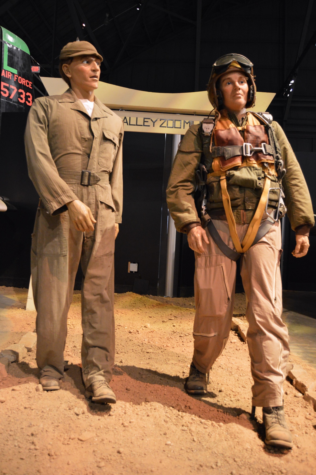 DAYTON, Ohio -- MiG Alley exhibit in the Korean War Gallery at the National Museum of the United States Air Force. (U.S. Air Force photo)
