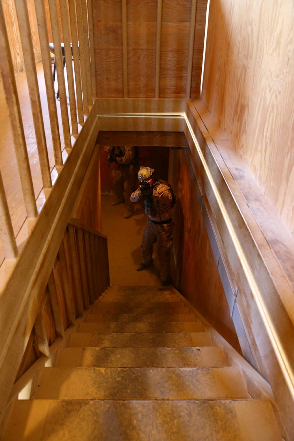 U.S. Marines with the reconnaissance detachment, 11th Marine Expeditionary Unit (MEU), clear rooms as part of direct-action training, Nov. 11. The 11th MEU is deployed with the Makin Island Amphibious Ready Group as a theater reserve and crisis response force throughout U.S. Central Command and the U.S. 5th Fleet area of responsibility. (U.S. Marine Corps photo by Cpl. Evan R. White/Released)