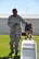 Staff Sgt. Natisha Johnson, 9th Security Forces Squadron military working dog handler, leads Frici through several exercises on the obstacle course during a demonstration at Beale Air Force Base, Calif., Nov. 7, 2014. The base tour allows civic leaders to see the base's various missions. Johnson recently returned from Afghanistan where she conducted outside the wire missions with another military working dog, Frigo, to detect explosives and narcotics. (U.S. Air Force photo by Tech. Sgt. Heather Skinkle/Released)

