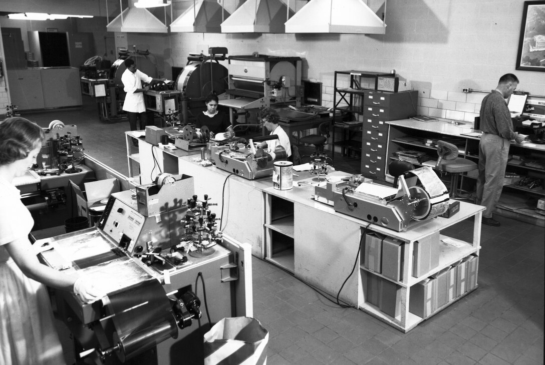 DIA's facilities were widely scattered. This photographic laboratory was located in Vint Hill, Virginia, forty miles from the Pentagon.