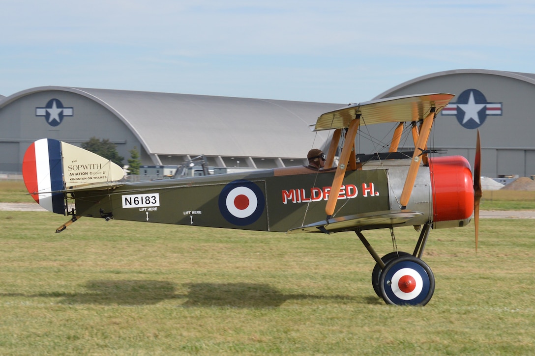 DAYTON, Ohio -- World War I aircraft took to the skies during the Ninth WWI Dawn Patrol Rendezvous on Sept. 27-28, 2014, at the National Museum of the U.S. Air Force. (U.S. Air Force photo)