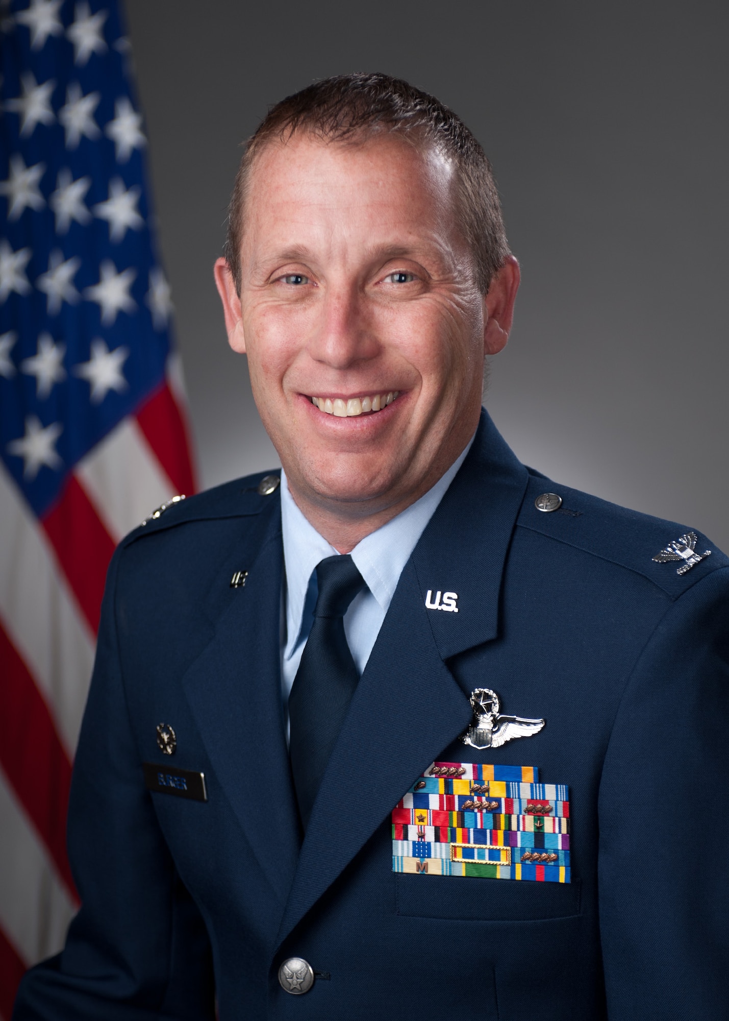 Col. Matthew Burger, 349th Air Mobility Wing commander