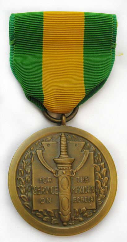 Mexican Border Service Medal > National Museum of the United States Air ...