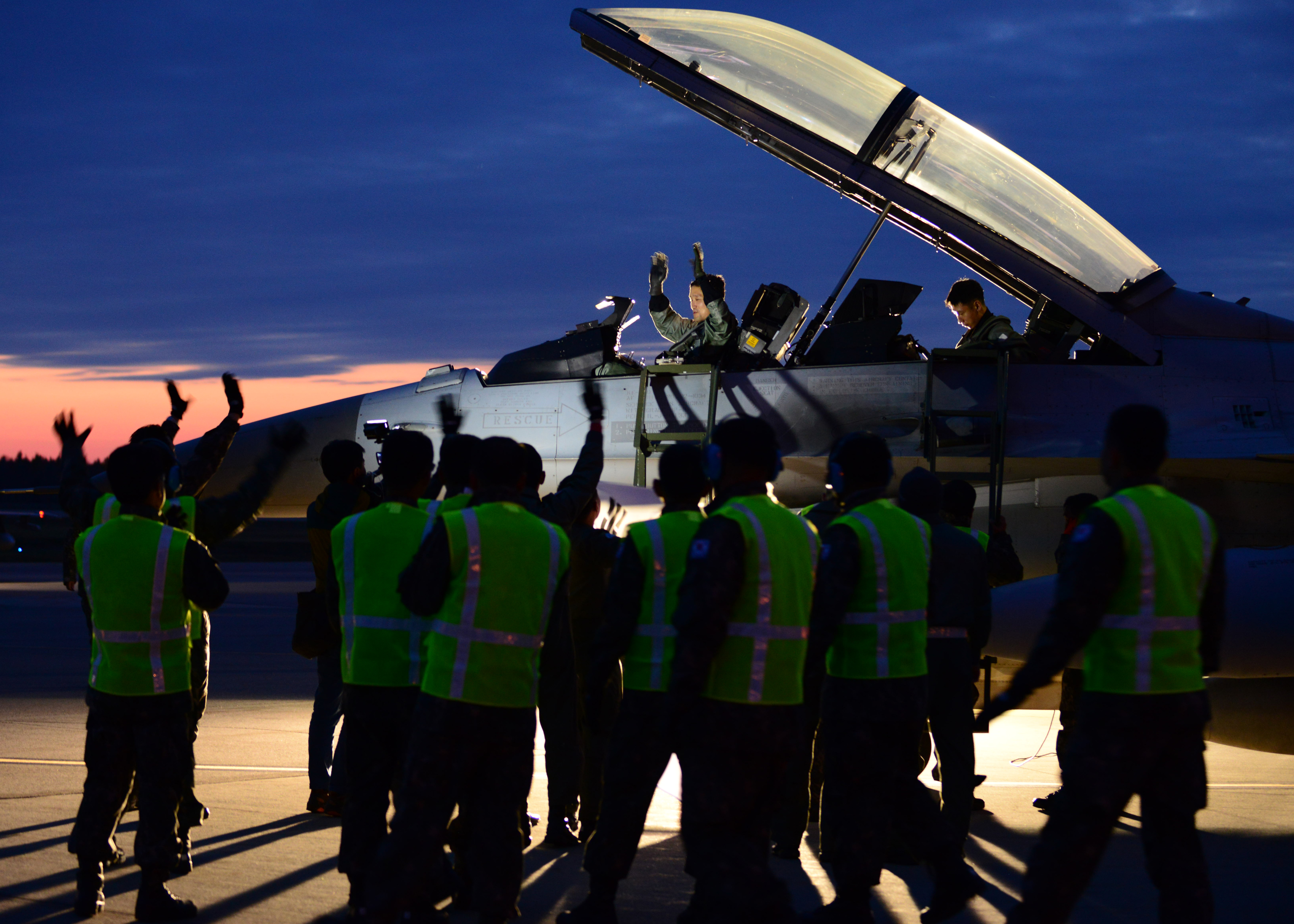 ROKAF Arrives for RF-A 15-1 > Eielson Air Force Base > Display