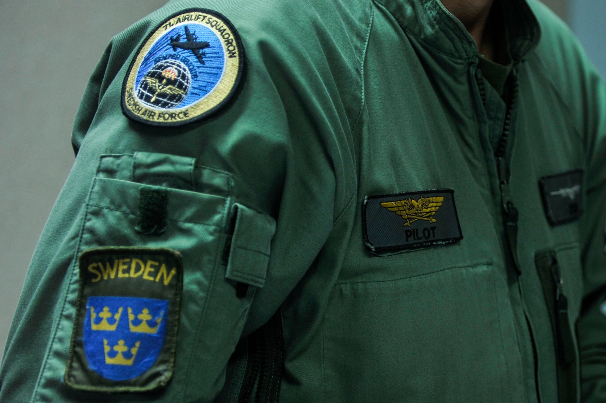 Twenty-five personnel from the 71st Tactical Airlift Squadron from the Swedish Air Force, supported Team Little Rock Airmen and Fort Polk, La., soldiers in the GREEN FLAG Little Rock 14-10.5 exercise. The purpose of Air Force involvement in this exercise was to provide combat airlift for food, water and equipment drops, as well as transportation for nearly 1,200 paratroopers. (U.S. Air Force photos by Senior Airman Regina Agoha)