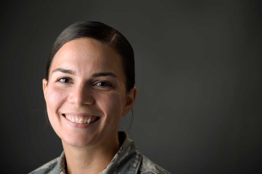 Deployed photograph of 1st Lt. Tiffany Caguitla (U.S. Air Force photo by Staff Sgt. Jeremy Bowcock)