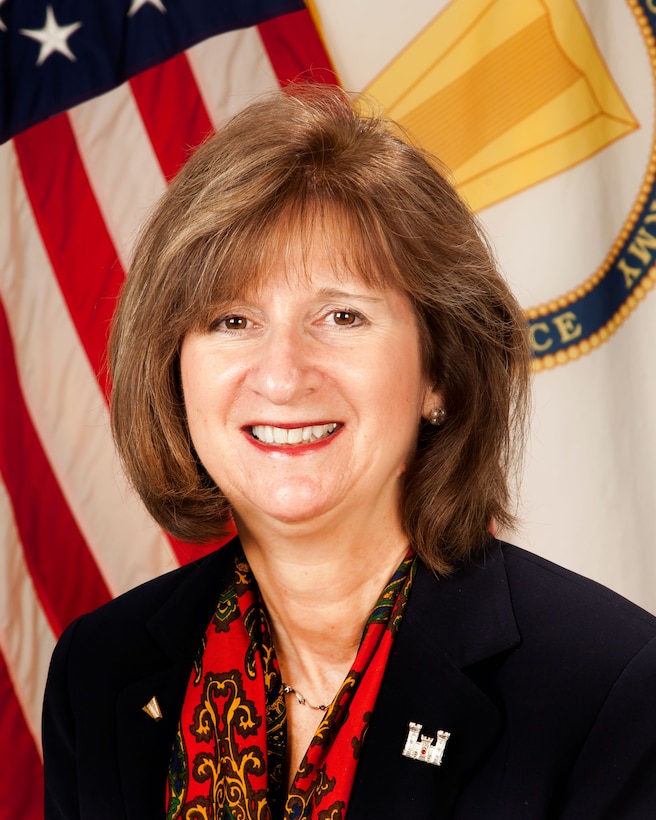 Ms. Sue Engelhardt, SES, is the director of Human Resources for the U.S. Army Corps of Engineers. 