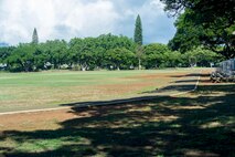 Beginning Oct. 20 the 1.5 mile run for the Air Force Fitness Assessment will be administered at the track at Quick Field. Quick Field is located behind the police station on Pearl Harbor. (U.S. Air Force photo by Tech. Sgt. Terri Paden)