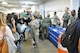 Members of the 459th Air Refueling Wing talk to students from Prince William County area high schools at the 10th Annual Virginia Department of Transportation Career Fair held at the Prince William County Fairgrounds in Manassas, Virginia, on October 2, 2014. The wing and other agencies and businesses volunteer for the event to show students the various opportunities in the world of transportation. Hundreds of students attend this event each year. (U.S. Air Force photo / Maj. Tim Smith)