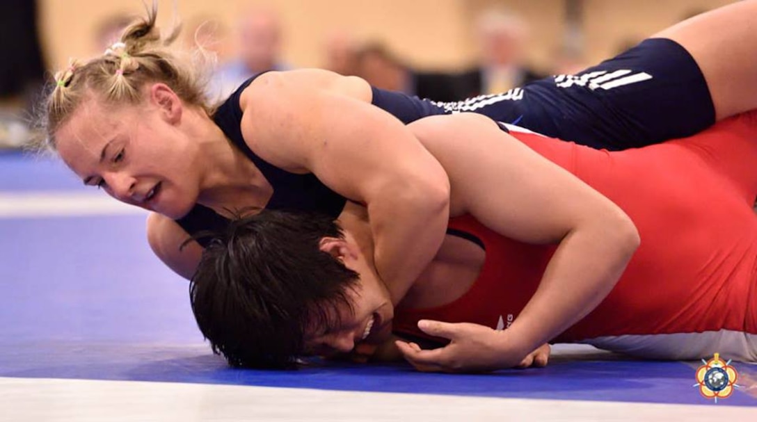 Women's Freestyle at the 29th CISM World Military Wrestling Championship at Joint Base McGuire-Dix-Lakehurst, New Jersey 1-8 October 2014