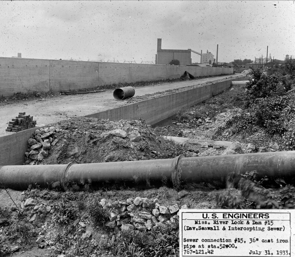 Davenport Seawall and Intercepter Sewer connection #15