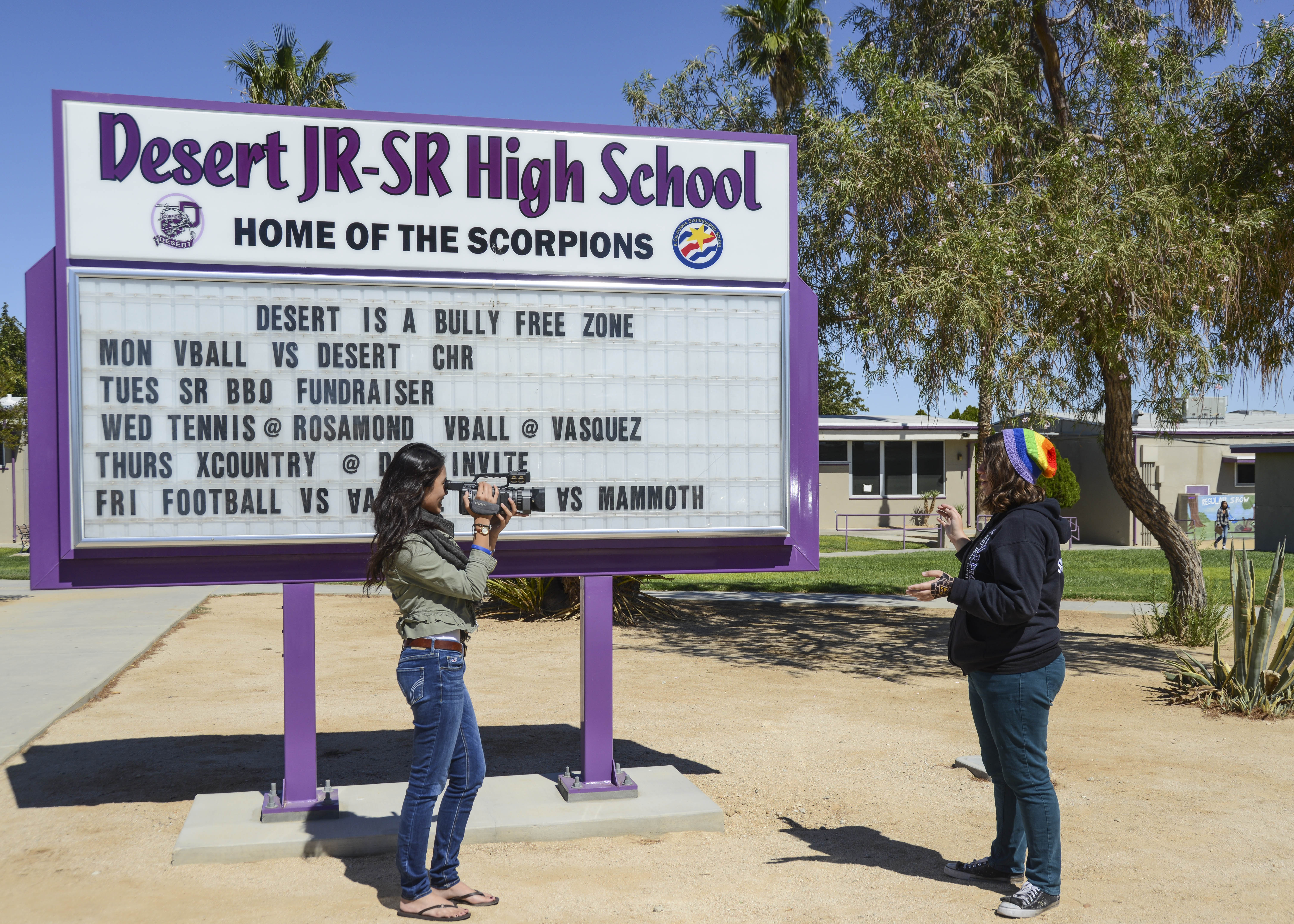 Donated cameras inspire yearbook students > Edwards Air Force Base > News
