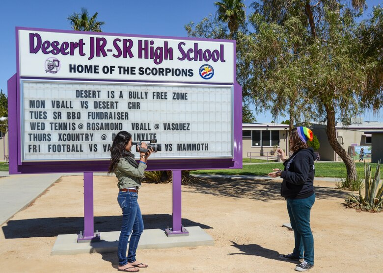Donated Cameras Inspire Yearbook Students Edwards Air Force Base