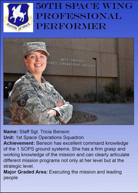 Staff Sgt. Tricia Benson, 1st Space Operations Squadron
